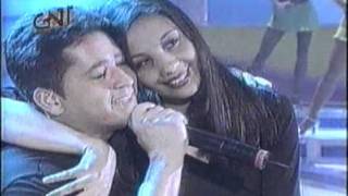 LeonardoCantando Quero Colo com uma FãDomingão do Faustão2000 [upl. by Odrareve]