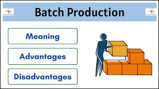 4 What is Batch Production  Meaning  Characteristics  Example  Advantages  Disadvantages [upl. by Rubi369]