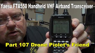 How To Monitor the Airband Radio using the Yaesu FTA550 [upl. by Schubert]