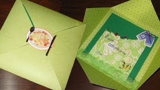 Scrapbooking  Biglietto di auguri maschile [upl. by Roz737]