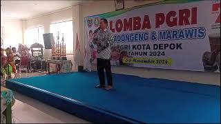 SAMBUTAN KETUA PANITIA DALAM ACARA LOMBA DONGENG BASA SUNDA HUT PGRI KOTA DEPOK 2024 [upl. by Kaitlynn]