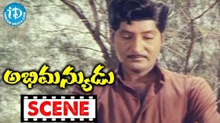 Abhimanyudu Movie Scenes  Sobhan Babu Emotional About Vijayshanthi  Raadhika [upl. by Lamag833]