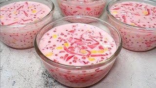 Jelly Corn Sago Salad  Christmas Dessert Idea [upl. by Talanta469]