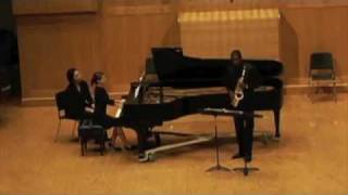 Robert Young  Saxophone  David Maslanka Sonata III [upl. by Akeimahs205]