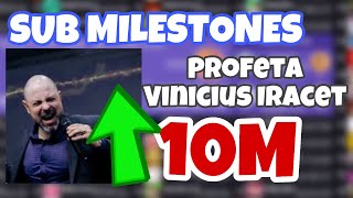 Profeta Vinicius Iracet Hits 10M Subscribers [upl. by Moore]