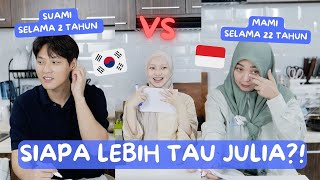 KEBIASAAN JULIA BANGUN TIDUR SIAPA LEBIH TAU MAMI VS DAEHOON [upl. by Etnoid]