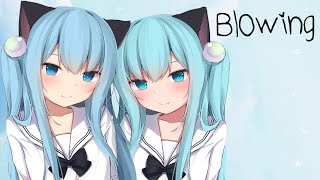 ASMR Twin Neko girls blow in your ears 🌬💖  Ear Blowing Binaural No Talking [upl. by Lhok]