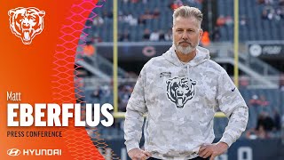 Matt Eberflus on change at offensive coordinator  Chicago Bears [upl. by Brandtr]