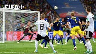 toni kroos free kick vs sweden 2018 worldcupfootball fifa tonikroos freekick [upl. by Arramat490]