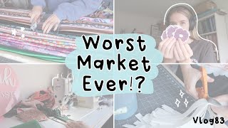 worst market ever make scrunchies with me for 3 markets on the weekend VLOG83 [upl. by Adnaugal]