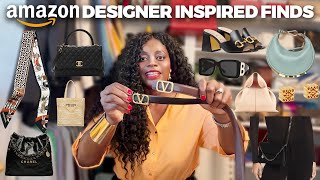 Amazon Designer Inspired Finds Pt 4  Real Vs Inspired  Luxury Look for Less  Amazon Fashion [upl. by Nanon]