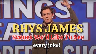 240 Jokes In 42 Minutes Every Single Rhys James Scene Wed Like To See Mock The Week [upl. by Madge]