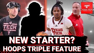 Texas Tech hoops triple feature week  New football starter to emerge [upl. by Nevah]