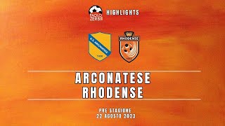 HIGHLIGHTS PreStagione 2324  ArconateseRhodense [upl. by Borlow]