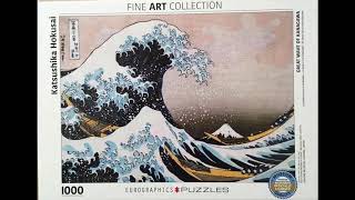 Puzzle Eurographics Great Wave of Kanagawa 1000 pieces [upl. by Adnawat]