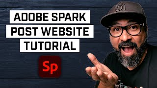 Adobe Spark Post Full Walkthrough Tutorial 2021 [upl. by Photina943]