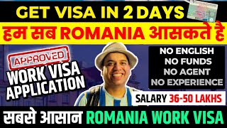 Romania Work Permit Visa [upl. by Arda]