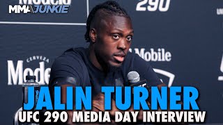 Jalin Turner Details Crazy Training With Khamzat Chimaev Hes Legit  UFC 290 [upl. by Barbabra]