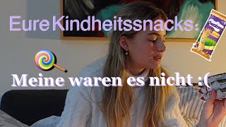 Ich esse eure Kindheitssnacks zum ersten Mal  Lotta Stichler [upl. by Icnan]