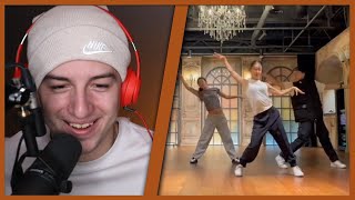 BLACKPINK Jennie SAD GIRLZ LUV MONEY Dance Practice Silvergun amp Dow REACTION [upl. by Meuser]