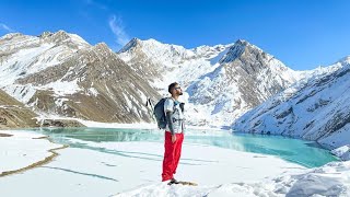 Sheshnag Lake in Winter [upl. by Irama]