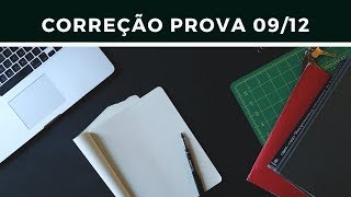 Correção da Prova Concurso Público Santa Luzia  IBGP 0912 [upl. by Lyrahc]