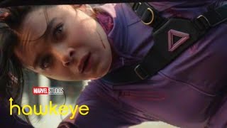 Hawkeye amp Kate Bishop Vs Echo amp Tracksuit Mafia  Car Chase Scene  Marvel Studios Hawkeye S01 E03 [upl. by Lynnelle330]