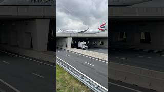 EMBRAER E190SR BRITISH AIRWAYS LONDON TO AMSTERDAM CROSSING HIGHWAYS SCHIPHOL PLANE SPOTTING GLCAF [upl. by Oriel]