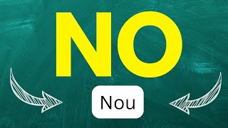 Cómo pronunciar quotNoquot quotNoquot quotNegaciónquot en inglés Americano con ejemplos  DECIR NO en inglés FÁCIL [upl. by Robb]