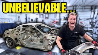 Rebuilding A Destroyed Toyota Supra  Part 6 [upl. by Ayahsal]