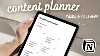 Create an Easy Content Planner with Notion A StepbyStep Guide [upl. by Persian]