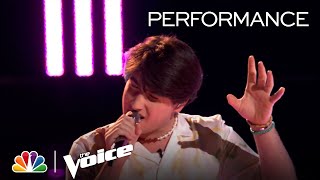 Kiques Last Chance Performance of The Weeknds quotEarned Itquot  NBCs The Voice 2022 [upl. by Lleryd189]