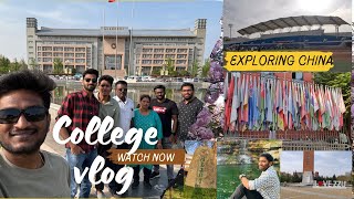 Zhengzhou University Campus Tour In Tamil 2024 🇨🇳 My 1st YouTube Vlog [upl. by Ahsia133]