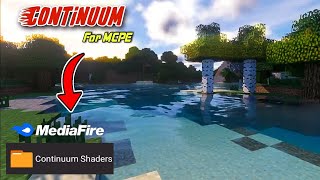 How To Download Continuum Shaders in Minecraft  Best Shader For Minecraft pe  MCPE [upl. by Senoj]