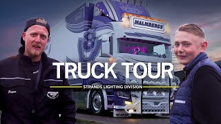 MALMBERGS ÅKERI  TRUCK TOUR  STRANDS LIGHTING DIVISION [upl. by Drugge]