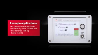 AP5001A and AP5002A RF and Microwave Analog Signal Generator [upl. by Blackington]