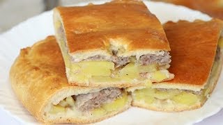 Ну оОчень вкусный  Пирог с мясным фаршем и картошкой [upl. by Giefer]