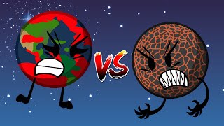 SPEEDPAINT Object Cosmos Earth VS Planet X But Tug O War Friday Night Funkin [upl. by Blackmore]