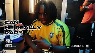 CAN HE RAP  Studio Vlog 1 [upl. by Oicneserc151]