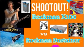 1980s Rockman X100 vs Rockman Sustainor SHOOTOUT [upl. by Garwood]