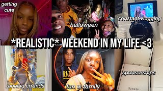 vlog realistic weekend in my life ♡  errands sponsorships halloween fun amp MORE  Mslynn Hair [upl. by Pierrette804]