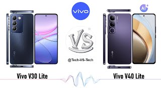 Vivo V30 Lite VS Vivo V40 Lite [upl. by Hill520]