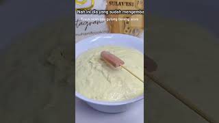 corn dog sosis gampang buat corndog viralvideo viralshorts fyp [upl. by Hild154]