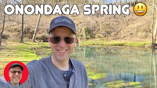 Spring at Onondaga Cave State Park 😎 Missouri Springs missouri hiking outdoors [upl. by Giacobo820]