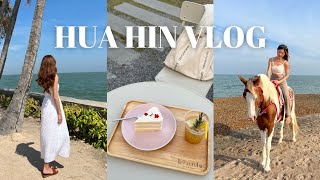 HUA HIN VLOG 🌴 BEST things to do resort life horse riding beautiful sunsets ✨ [upl. by Euqinu]