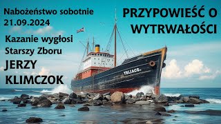 Nabożeństwo sobotnie  21092024  LIVE [upl. by Krystalle]