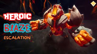 Easy Clear Heroic Blaze Escalation  Dauntless Solo Sword Build [upl. by Elyl928]