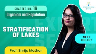 Stratification of lakes  Ecology and Environment  NEET  Biology  TG Campus [upl. by Sy]