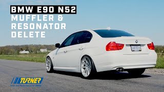 Unleash your 3 Series  BMW E9x N52 Muffler Delete [upl. by Doyle]