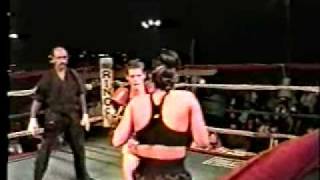 Deborah Sung vs Libba Harmon pt1 Womens International Rules Kickboxing [upl. by Katina]